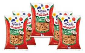 Biscoito Rosquinha De Leite Panco 500 Gramas Kit 5