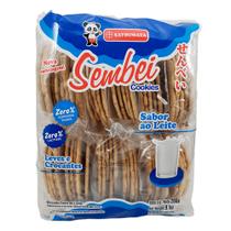Biscoito Sabor ao Leite Zero Lactose Sembei Cookies 260g