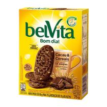Biscoito Sabor Cacau e Cereais BelVita 75g Biscoito Sabor Cacau e Cereais BelVita 75g