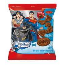Biscoito sabor chocolate liga da justica Biscoito sabor chocolate liga da justica