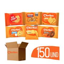 Biscoito Sache Marilan Cookie Pit Stop Cracker Doce - 150 Un
