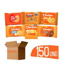Biscoito Sache Marilan Cookie Pit Stop Cracker Doce - 150 un