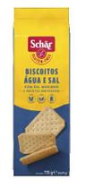 Biscoito Salgado Água e Sal Schar 115g Sem Glúten, Leite e Ovos