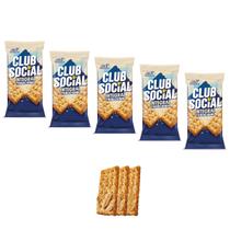 Biscoito Salgado Club Social Integral C 6 Unidades Kit 5