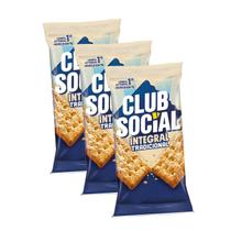 Biscoito Salgado Club Social Integral Com 6 Unidades Kit 3