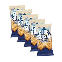Biscoito Salgado Club Social Integral Com 6 Unidades Kit 5