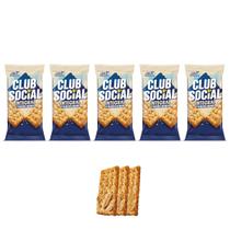 Biscoito Salgado Club Social Integral Com 6 Unidades Kit 5