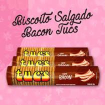 Biscoito Salgado Tucs Bacon 100 g atacado cx c/ 30 un