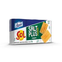 Biscoito Sol Salt Plus Original 360g - Embalagem com 20 Unidades