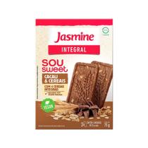 Biscoito Sou Sweet Cacau e Cereais Integral Jasmine 75g Biscoito Sou Sweet Cacau e Cereais Integral Jasmine 75g