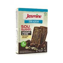 Biscoito Sou Sweet Chocolate Com Gotas Sem Açúcar Jasmine 75g