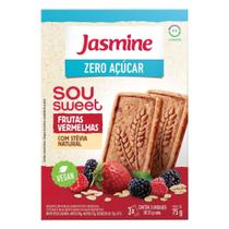 Biscoito Sou Sweet Frutas Vermelhas Sem Açúcar Jasmine 75g