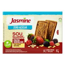 Biscoito Sou Sweet Frutas Vermelhas Zero Açúcar JASMINE 75g