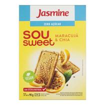 Biscoito Sou Sweet sem Açúcar Jasmine Maracujá e Chia 90g