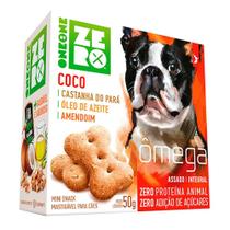 Biscoito Spin Pet Mini Snack Zero Ômega para Cães Sabor Coco e Castanha do Pará - 50g