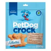 Biscoito Super Premium Petdog Crock - Filhotes 250G - Nicapet