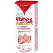 Biscoito tapioca fhom morango Sabor da terra 30g Biscoito tapioca fhom morango Sabor da terra 30g