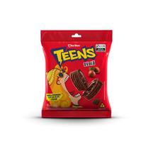 Biscoito Teens Marilan Chocolate Recheio Avelã 8 Pacotes