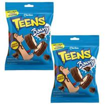 Biscoito Teens Marilan Recheio Baunilha Bauny Kit 2 Pct 80g