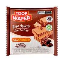 Biscoito Toop Wafer Zero Açúcar Sabor Chocolate 32g Biscoito Toop Wafer Zero Açúcar Sabor Chocolate 32g