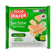 Biscoito Toop Wafer Zero Açúcar Sabor Limão 32g