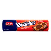 Biscoito Tortinhas Chocolate Adria 140g Recheado Biscoito Tortinhas Chocolate Adria 140g Recheado