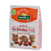 Biscoito Vegano Bichinhos Kids de Morango Kodilar 80g