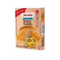 Biscoito Vegano Integral Maracujá & Chia Sou Sweet Jasmine 75g Biscoito Vegano Integral Maracujá & Chia Sou Sweet Jasmine 75g