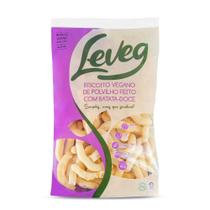 Biscoito Vegano Leveg de Polvilho Feito com Batata-Doce Sabor Tradicional 90g Biscoito Vegano Leveg de Polvilho Feito com Batata-Doce Sabor Tradicional 90g