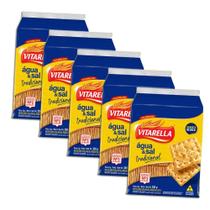 Biscoito Vitarella Água E Sal Kit 5 Biscoito Vitarella Água E Sal Kit 5