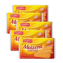 Biscoito Vitarella Maizena 400g Kit 5