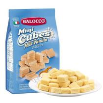 Biscoito Wafer Balocco Mini Cubo Baunilha 125G