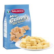 Biscoito wafer balocco mini cubo baunilha 125g