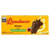 Biscoito Wafer Bauducco 92g Chocolate Com Avelã Biscoito Wafer Bauducco 92g Chocolate Com Avelã