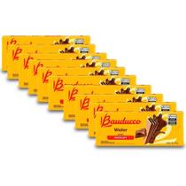 Biscoito Wafer Bauducco Chocolate Kit 10 Pacotes De 140G