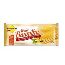 Biscoito Wafer Baunilha Zero Lactose, Zero Açúcar Lowçucar 115g