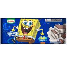 Biscoito Wafer Chocolate e Baunilha Bob Esponja 90g