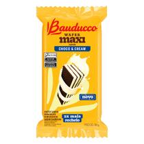 Biscoito Wafer Chocolate Recheio de Baunilha Bauducco 104g