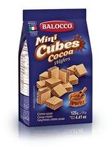 Biscoito wafer cocoa balocco mini cubo chocolate 125g Biscoito wafer cocoa balocco mini cubo chocolate 125g