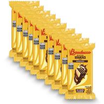 Biscoito Wafer Maxi Bauducco Chocolate Kit 10 Pacotes 104G