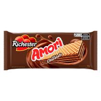 Biscoito Wafer Richester Amori Sabor Chocolate 80g