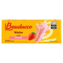 Biscoito Wafer Sabor Morango Bauducco 140g