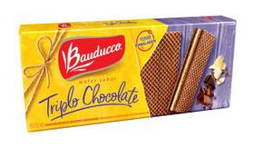 Biscoito Wafer Triplo Chocolate BAUDUCCO 140g