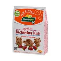 Biscoitos Bichinhos Kids Morango Sem Gluten 80g Natural Life