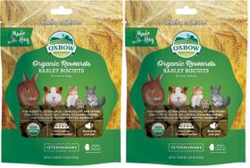 Biscoitos de cevada Oxbow Organic Rewards, 150 g, pacote com 2