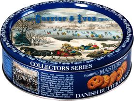 Biscoitos Jacobsens Bakery Lata Currier & Ives 340g - Importado Dinamarca