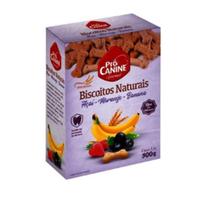 Biscoitos Naturais Pró Canine Sabor Açaí, Morango E Banana 300g - Qualipet Biscoitos Naturais Pró Canine Sabor Açaí, Morango E Banana 300g - Qualipet