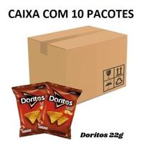 Biscoitos Salgadinhos Elma Chips Doritos Caixa C/ 10 De 22g