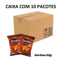 Biscoitos Salgadinhos Elma Chips Doritos Caixa C/ 10 De 22g