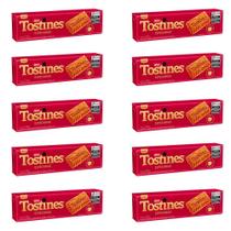 Biscoitos Tostines Caramelizado Kit 10 Pacotes De 150G Biscoitos Tostines Caramelizado Kit 10 Pacotes De 150G
